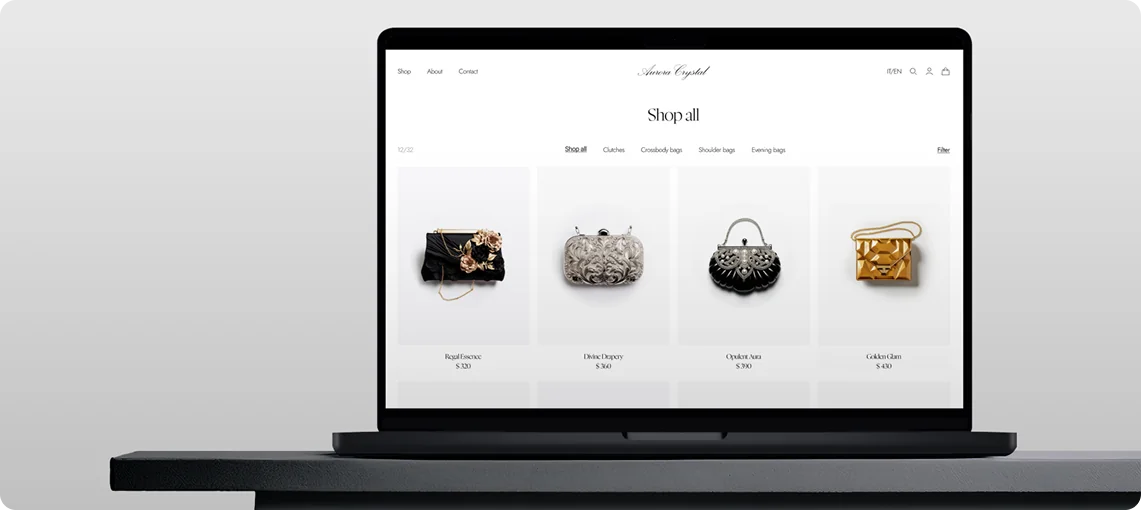 Custom Shopify Theme for Luxury Brand