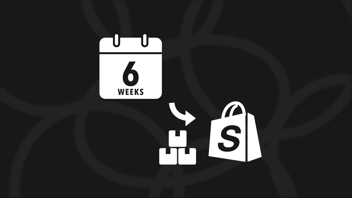 How to Launch Wholesale on Shopify in 6 Weeks