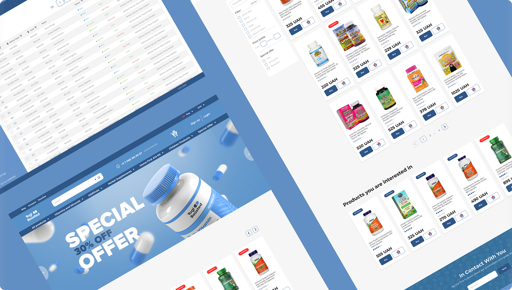 Yogi BoostedA scalable dropshipping platform for health supplementsYogi Boosted