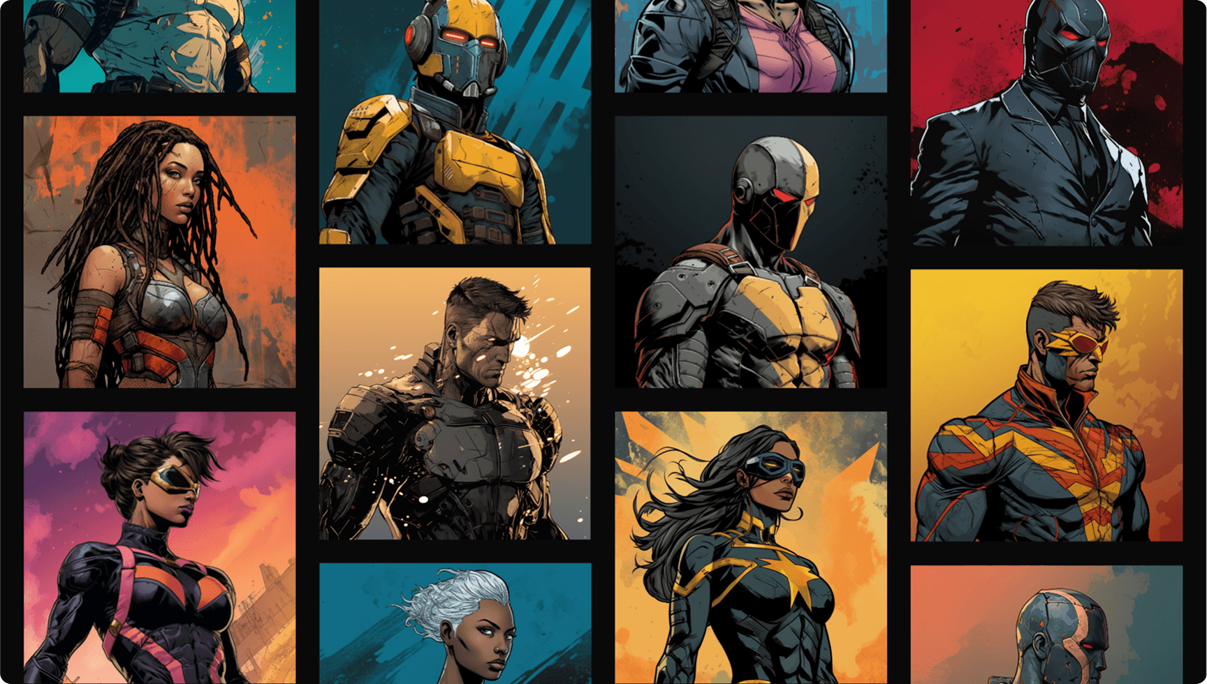 SHOPIFY PLATFORM FOR SHOPPING AND COLLECTING NFT SUPERHEROES CARDS