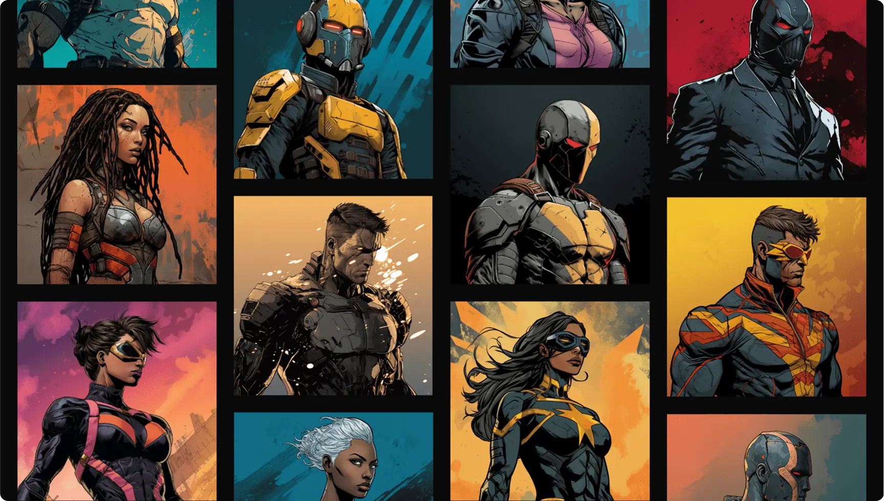 SHOPIFY PLATFORM FOR SHOPPING AND COLLECTING NFT SUPERHEROES CARDS