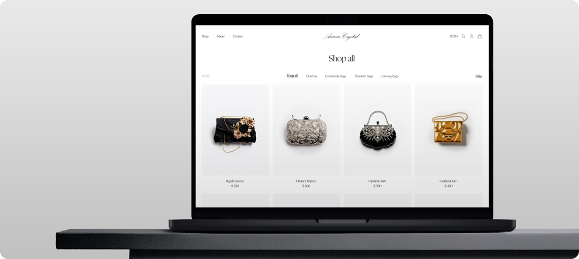 Custom Shopify Theme for Luxury Brand