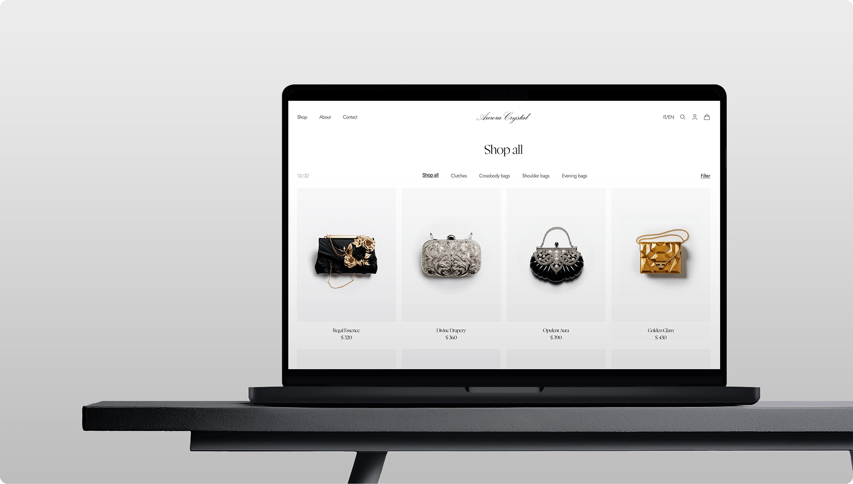 Custom Shopify Theme for Luxury Brand