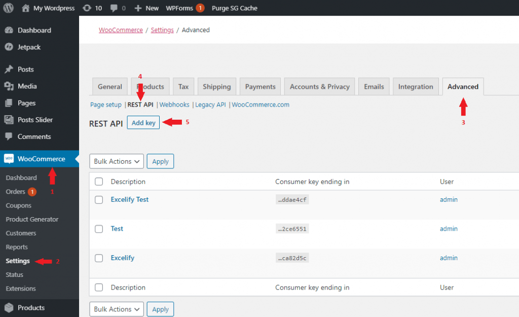 MIGRATION FROM WOOCOMMERCE TO SHOPIFY – THE COMPLETE GUIDE 2 create WooCommerce REST API Credentials